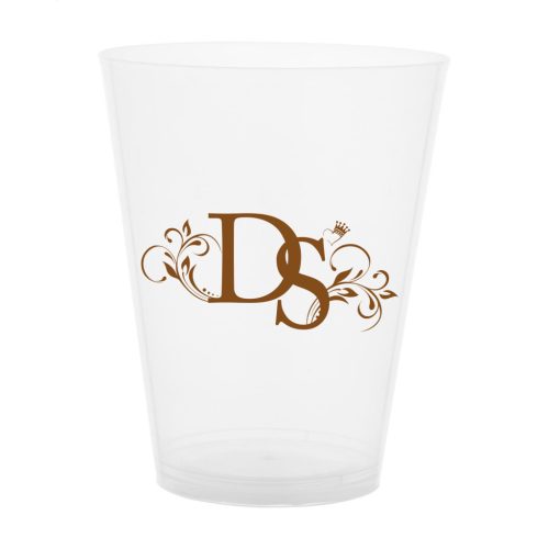 esküvői pohár egyedi felirattal