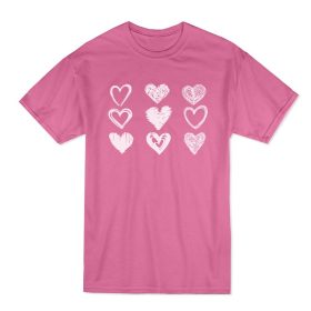 Szív mintás póló valentin napi póló