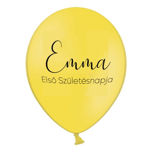 egyedi suületésnapi lufi