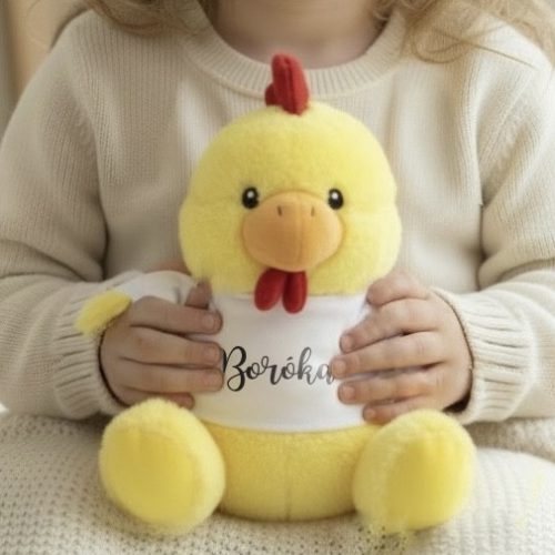 Névre szóló plüss csibe gyerekeknek