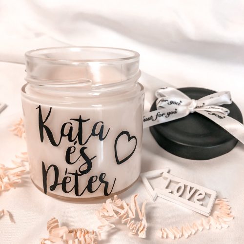 kézzel készült gyertya