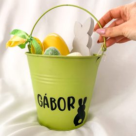 Húsvéti névre szóló tojásgyűjtő gyerekeknek