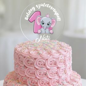 névre szóló tortadísz