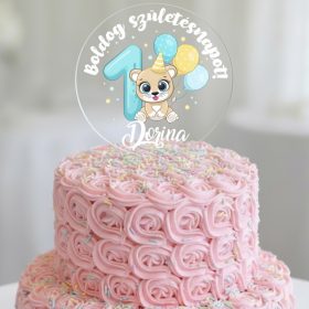 névre szóló tortadísz